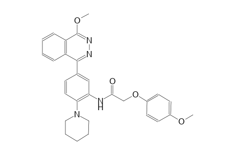 2-(4-methoxyphenoxy)-N-[5-(4-methoxy-1-phthalazinyl)-2-(1-piperidinyl)phenyl]acetamide