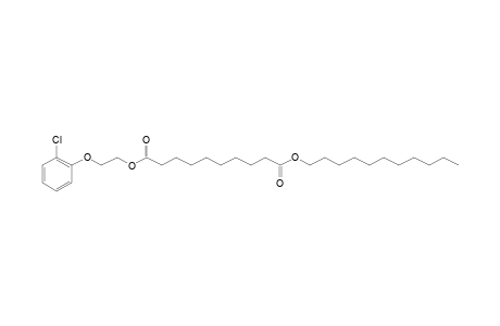 Sebacic acid, 2-(2-chlorophenoxy)ethyl undecyl ester