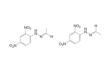 acetaldehyde, (2,4-dinitrophenyl)hydrazone(syn and anti)