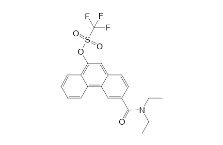 3-(N',N'-Diethylcarboxamido)phenanthren-9-yl trifluoromethanesulfonate