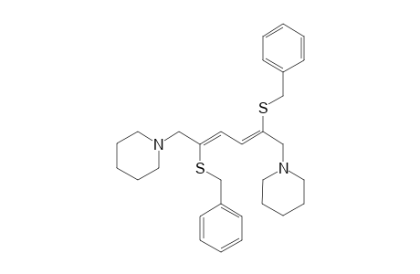 (Z,Z)-2,5-Bis(benzylthio)-1,6-dipiperidino-2,4-hexadiene