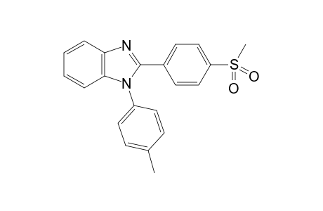 2-(4-(methylsulfonyl)phenyl)-1-p-tolyl-1H-benzo[d]imidazole