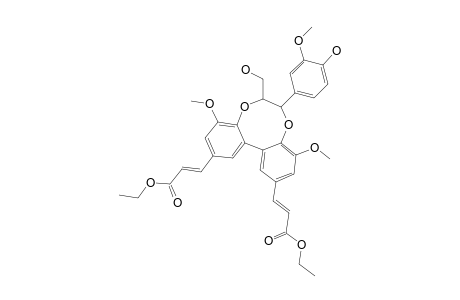 [(6R*,7R*)-2,11-BIS-(2-ETHOXYCARBONYLVINYL)-7-(4-HYDROXY-3-METHOXYPHENYL)-4,9-DIMETHOXY-6,7-DIHYDRODIBENZO-[E,G]-[1,4]-DIOXOCIN-6-YL]