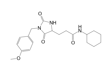 4-imidazolidinepropanamide, N-cyclohexyl-1-[(4-methoxyphenyl)methyl]-2,5-dioxo-, (4S)-