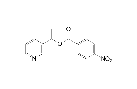 a-methyl-3-pyridinemethanol, p-nitrobenzoate(ester)