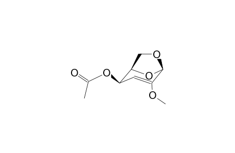 Acetic acid 4-methoxy-6,8-dioxa-bicyclo[3.2.1]oct-3-en-2-yl ester