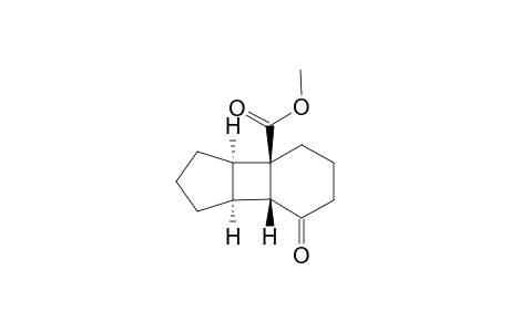 3bH-Cyclopenta[3,4]cyclobuta[1,2]benzene-3b-carboxylic acid, decahydro-7-oxo-, methyl ester, (3a.alpha.,3b.beta.,7a.beta.,7b.alph a.)-(.+-.)-