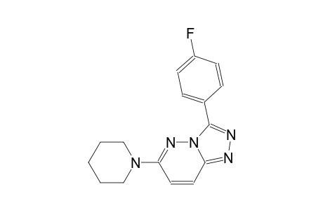 [1,2,4]triazolo[4,3-b]pyridazine, 3-(4-fluorophenyl)-6-(1-piperidinyl)-