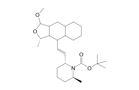 5-Methyl-2-methoxy-2,5-dihydro-1'-{[N-(butoxycarbonyl)-6''-methylpiperidin-2''-yl]ethenylidene}naphthaleno[2,3-c]furan - isomer