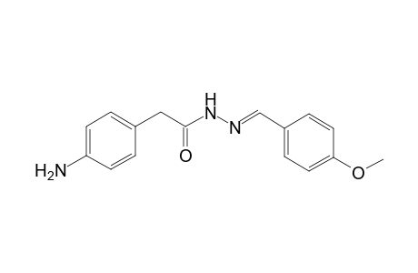 Acethydrazide, 2-(4-minophenyl)-N2-(4-methoxybenzylidene)-
