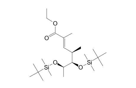 ETHYL-(E)-(4R,5S,6R)-5,6-DI-(TERT.-BUTYLDIMETHYLSILOXY)-2,4-DIMETHYL-2-HEPTENOATE