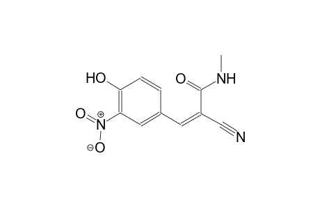 (2Z)-2-cyano-3-(4-hydroxy-3-nitrophenyl)-N-methyl-2-propenamide