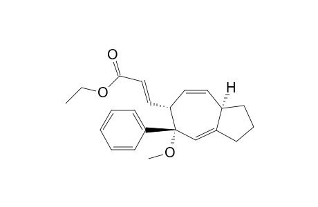 Ethyl (E)-(5.alpha.,6.alpha.,8a.alpha.)-3-(5-Phenyl-5-methoxy-1,2,3,5,6,8a-hexahydroazulen-6-yl)propenoate