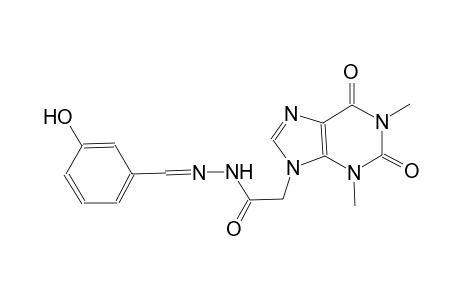 2-(1,3-dimethyl-2,6-dioxo-1,2,3,6-tetrahydro-9H-purin-9-yl)-N'-[(Z)-(3-hydroxyphenyl)methylidene]acetohydrazide