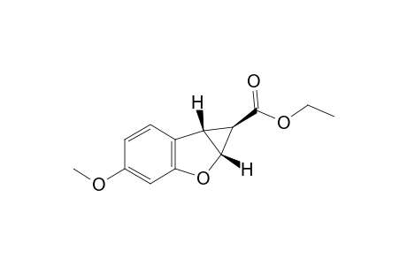 Ethyl (1R,1aR,6bS)-4-methoxy-1a,6b-dihydro-1H-cyclopropa[b]benzofuran-1-carboxylate