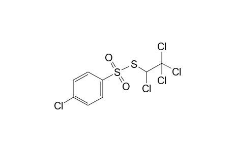 p-Chlorothiobenzenesulfonic acid, S-(1,2,2,2-tetrachloroethyl) ester