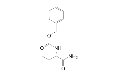 (phenylmethyl) N-[(2S)-1-azanyl-3-methyl-1-oxidanylidene-butan-2-yl]carbamate