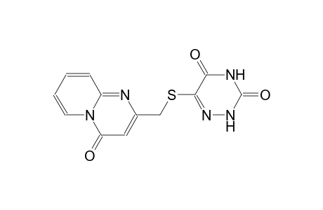1,2,4-triazine-3,5(2H,4H)-dione, 6-[[(4-oxo-4H-pyrido[1,2-a]pyrimidin-2-yl)methyl]thio]-