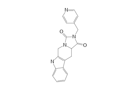 (RS)-(4-PYRIDYLMETHYL)-5,6,11,11A-TETRAHYDRO-1H-IMIDAZO-[1',5':1,6]-PYRIDO-[3,4-B]-INDOLE-1,3(2H)-DIONE