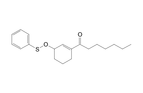 1-(3-Phenylsulfenyloxy-1-cyclohexenyl)-1-heptanone