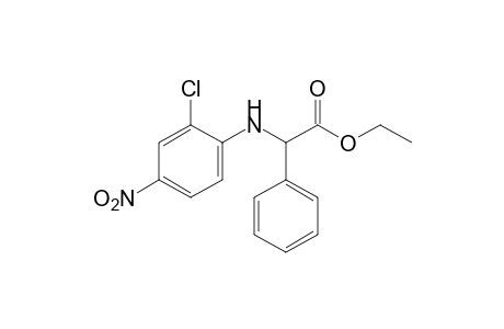N-(2-chloro-4-nitrophenyl)-2-phenylglycine, ethyl ester