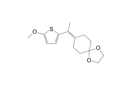 8-[1-(5-Methoxy-thiophen-2-yl)-ethylidene]-1,4-dioxa-spiro[4.5]decane