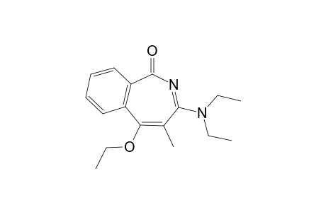 3-(N,N-Diethylamino)-5-ethoxy-4-methyl-2-benzazepine-1-one
