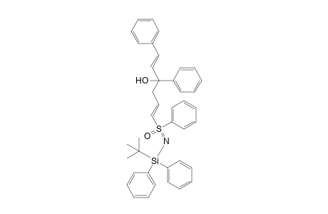 (1E,5E)-1,3-Diphenyl-6-(N-t-Butyldiphenylsilyl-S-phenylsulfonimidoyl)-1,5-hexadien-3-ol
