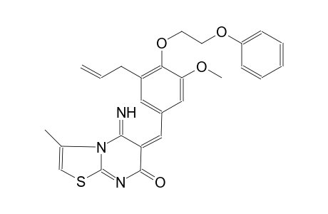 (6E)-6-[3-allyl-5-methoxy-4-(2-phenoxyethoxy)benzylidene]-5-imino-3-methyl-5,6-dihydro-7H-[1,3]thiazolo[3,2-a]pyrimidin-7-one