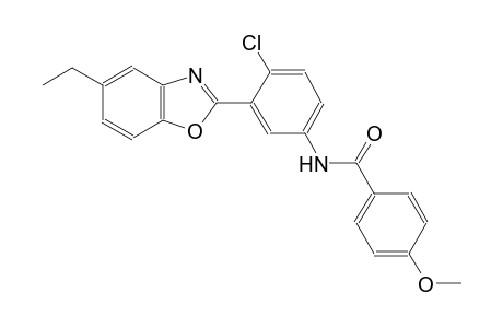 benzamide, N-[4-chloro-3-(5-ethyl-2-benzoxazolyl)phenyl]-4-methoxy-