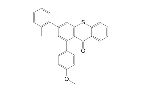 1-(4-methoxyphenyl)-3-(o-tolyl)-9H-thioxanthen-9-one