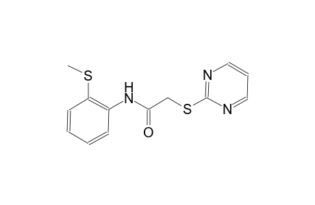 N-[2-(Methylsulfanyl)phenyl]-2-(2-pyrimidinylsulfanyl)acetamide