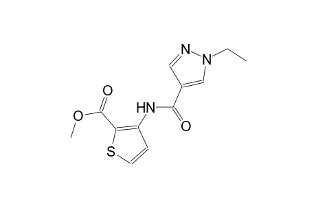 methyl 3-{[(1-ethyl-1H-pyrazol-4-yl)carbonyl]amino}-2-thiophenecarboxylate