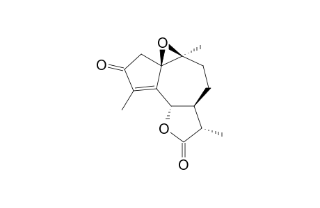 1,10-DIOXA-ISOPHOTOSANTONIN;1-BETA-(R),10-BETA-(S)-EPOXY-3-OXO-11-BETA-(S)-H-4,11-(13)-GUAIEN-6-ALPHA-(S),12-OLIDE