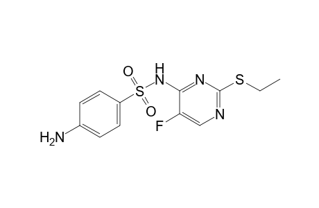 N^1-[2-(ethylthio)-5-fluoro-4-pyrimidinyl]sulfanilamide