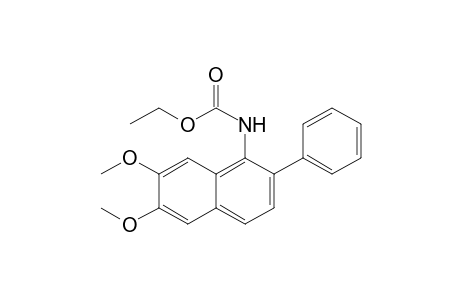 Ethyl 6,7-dimethoxy-2-phenylnaphthalen-1-ylcarbamate