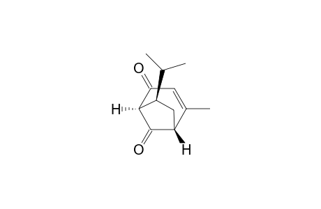 (1R,5R,7R)-4-methyl-exo-7-(1-methylethyl)bicyclo[3.2.1]oct-3-ene-2,8-dione