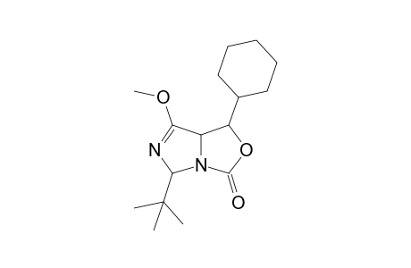 5-(t-Butyl)-1-cyclohexyl-7-methoxy-5,7a-dihydro-1H-imidazo[1,5-c]oxazol-3-one