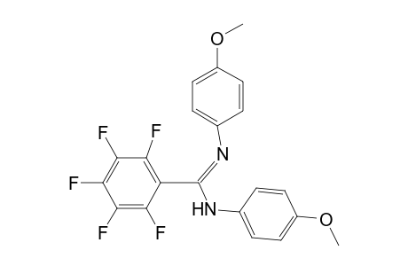 2,3,4,5,6-pentafluoro-N,N'-bis(4-methoxyphenyl)benzamidine
