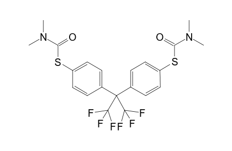 S,S'-[(1,3-trifluoroprop-2-ylidene)diphen-4-yl]-N,N-N',N'-tetramethyl-S-carbamate