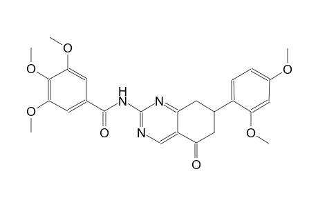 N-[7-(2,4-dimethoxyphenyl)-5-oxo-5,6,7,8-tetrahydro-2-quinazolinyl]-3,4,5-trimethoxybenzamide