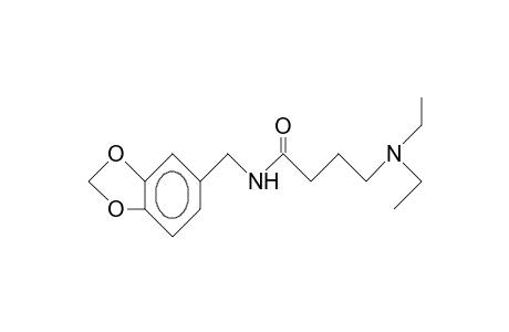 4-Diethylamino-N-(3,4-methylenedioxy-benzyl)-butyramide