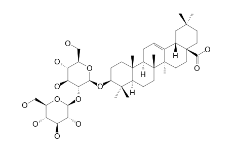 3-O-BETA-D-GLUCOPYRANOSYL-(1->2)-BETA-D-GLUCOPYRANOSYL-OLEANOLIC-ACID