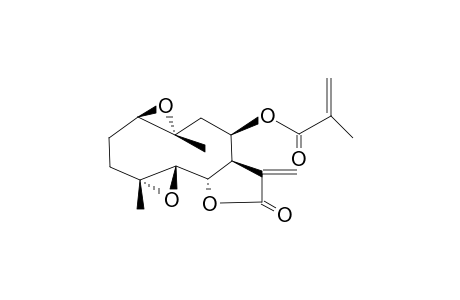 COSTUNOLIDE,1(10),4(5)-DIEPOXIDE-8-A-METHYLACRYLOYLOXY