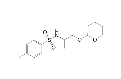 (+-)-N-{1-Methyl-2-[(tetrahydro-2'H-pyran-2'-yl)oxy]ethyl}-p-toluolsulfonamide