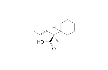 2-Cyclohexyl-2-methyl-3-pentenoic acid