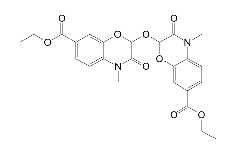 Diethyl 2,2'-Oxy-bis(3,4-dihydro-4-methyl-3-oxo-2H-1,4-benzoxazine-7-carboxylate)