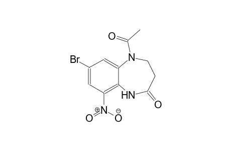 5-acetyl-7-bromo-9-nitro-1,3,4,5-tetrahydro-2H-1,5-benzodiazepin-2-one