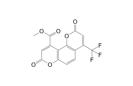 Methyl 2,8-dioxo-4-(trifluoromethyl)-2H,8H-pyrano[2,3-f]chromene-10-carboxylate