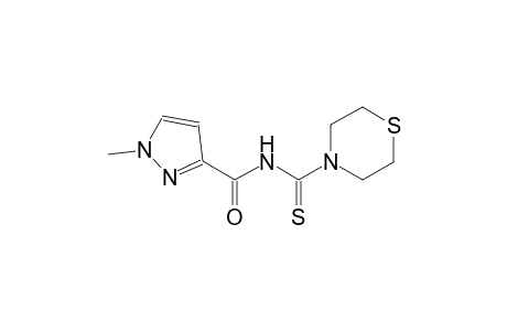 1-methyl-N-(4-thiomorpholinylcarbothioyl)-1H-pyrazole-3-carboxamide